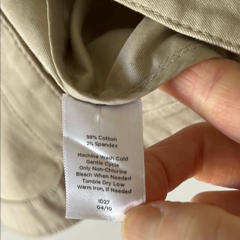 Talbots Cream Ruffled Collarless Jacket - Picture 6 of 7